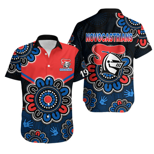 nrl-newcastle-knights-rugby-novocastrians-1987-aboriginal-hawaiian-shirt