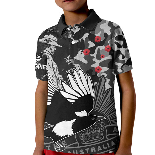 custom-text-and-number-afl-anzac-2023-magpies-kid-polo-shirt-camouflage