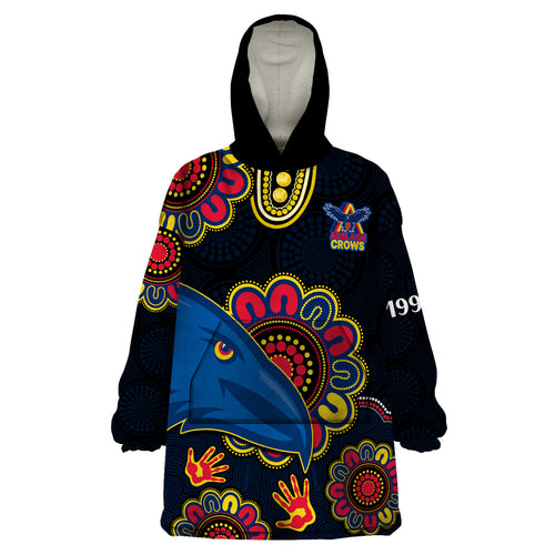 afl-adelaide-football-the-crows-1990-aboriginal-wearable-blanket-hoodie