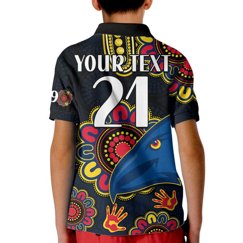 custom-personalised-afl-adelaide-football-the-crows-1990-aboriginal-kid-polo-shirt