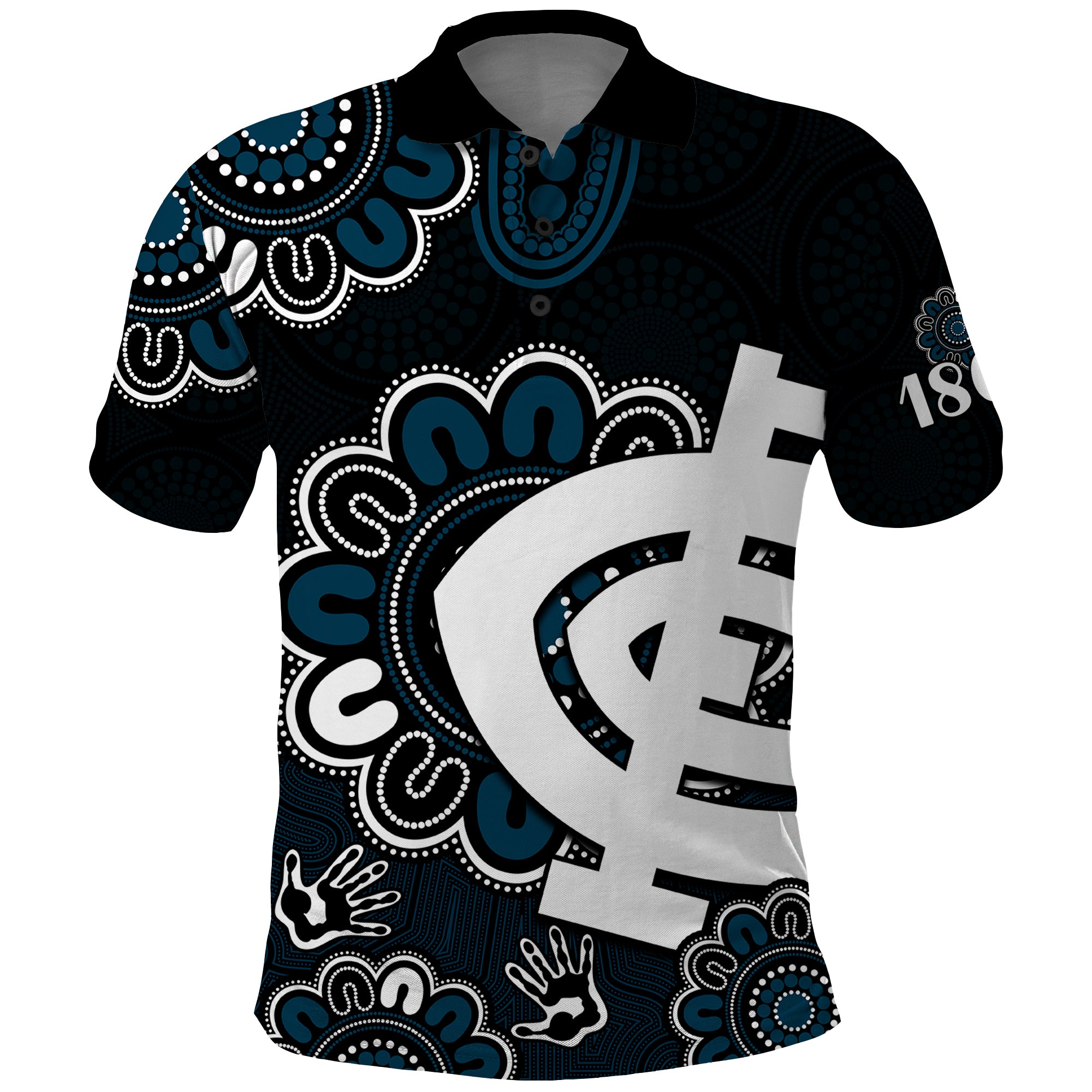 custom-personalised-afl-carlton-blues-1864-aboriginal-polo-shirt