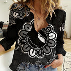 afl-collingwood-magpies-1892-aboriginal-women-casual-shirt