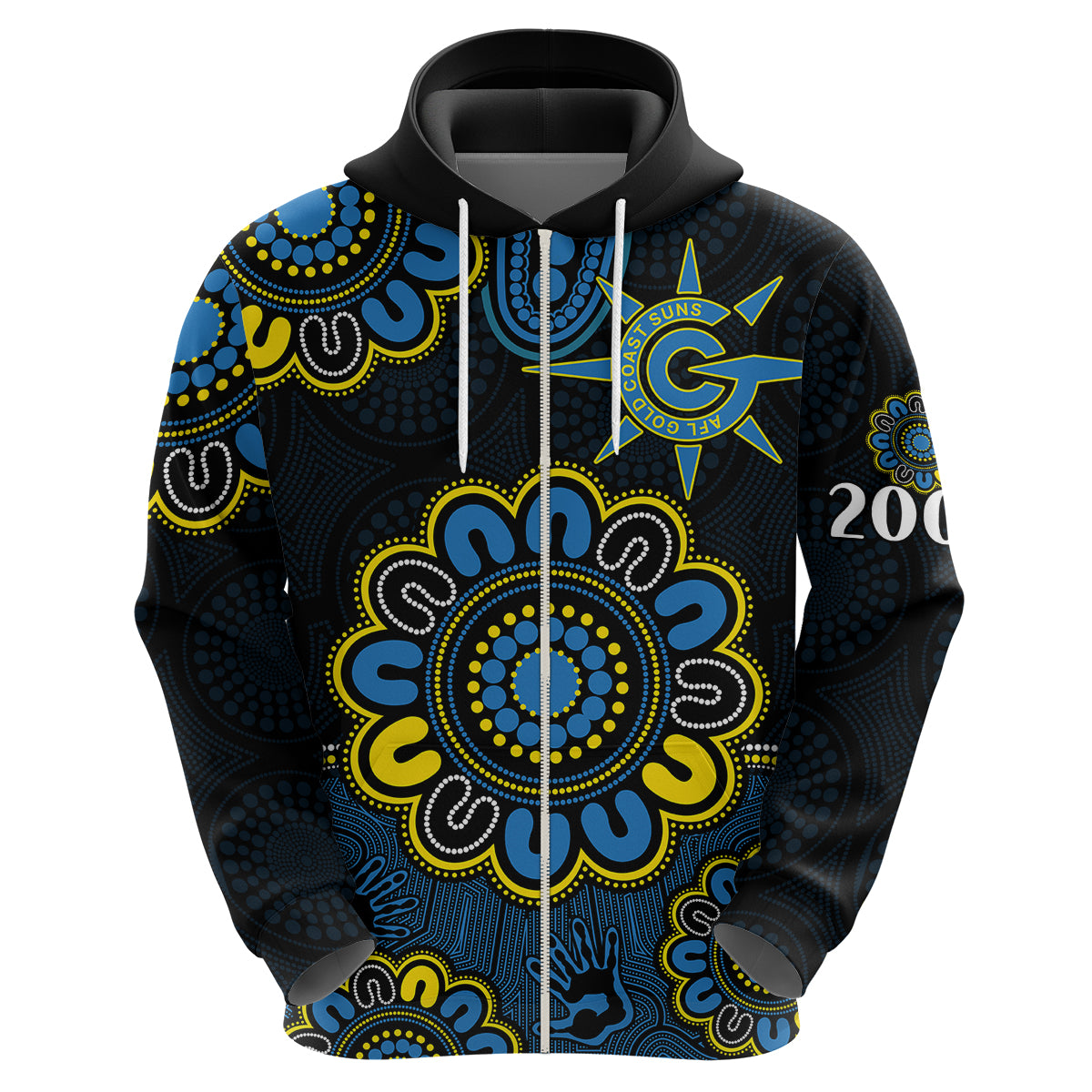 afl-gold-coast-suns-2009-aboriginal-blue-style-hoodie