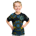 custom-personalised-afl-gold-coast-suns-2009-aboriginal-blue-style-kid-t-shirt