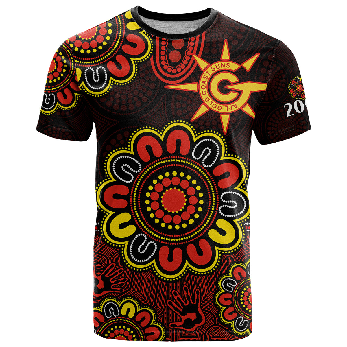 afl-gold-coast-suns-2009-aboriginal-red-style-t-shirt