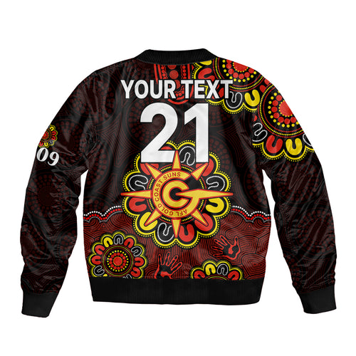 custom-personalised-afl-gold-coast-suns-2009-aboriginal-red-style-bomber-jacket
