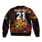 custom-personalised-afl-gold-coast-suns-2009-aboriginal-red-style-sleeve-zip-bomber-jacket