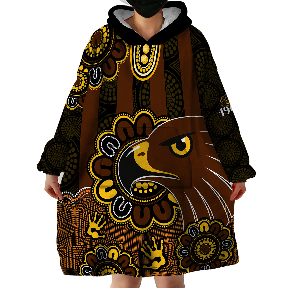 afl-hawthorn-hawks-1902-aboriginal-wearable-blanket-hoodie