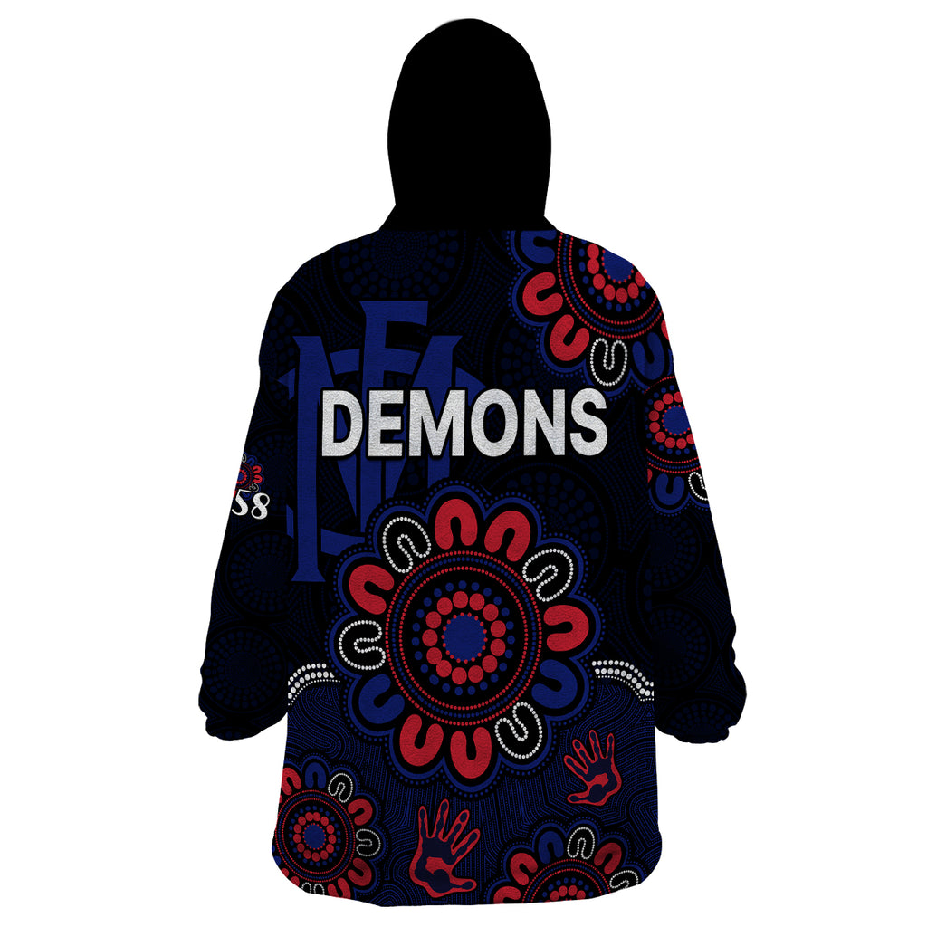 afl-melbourne-demons-1858-aboriginal-wearable-blanket-hoodie