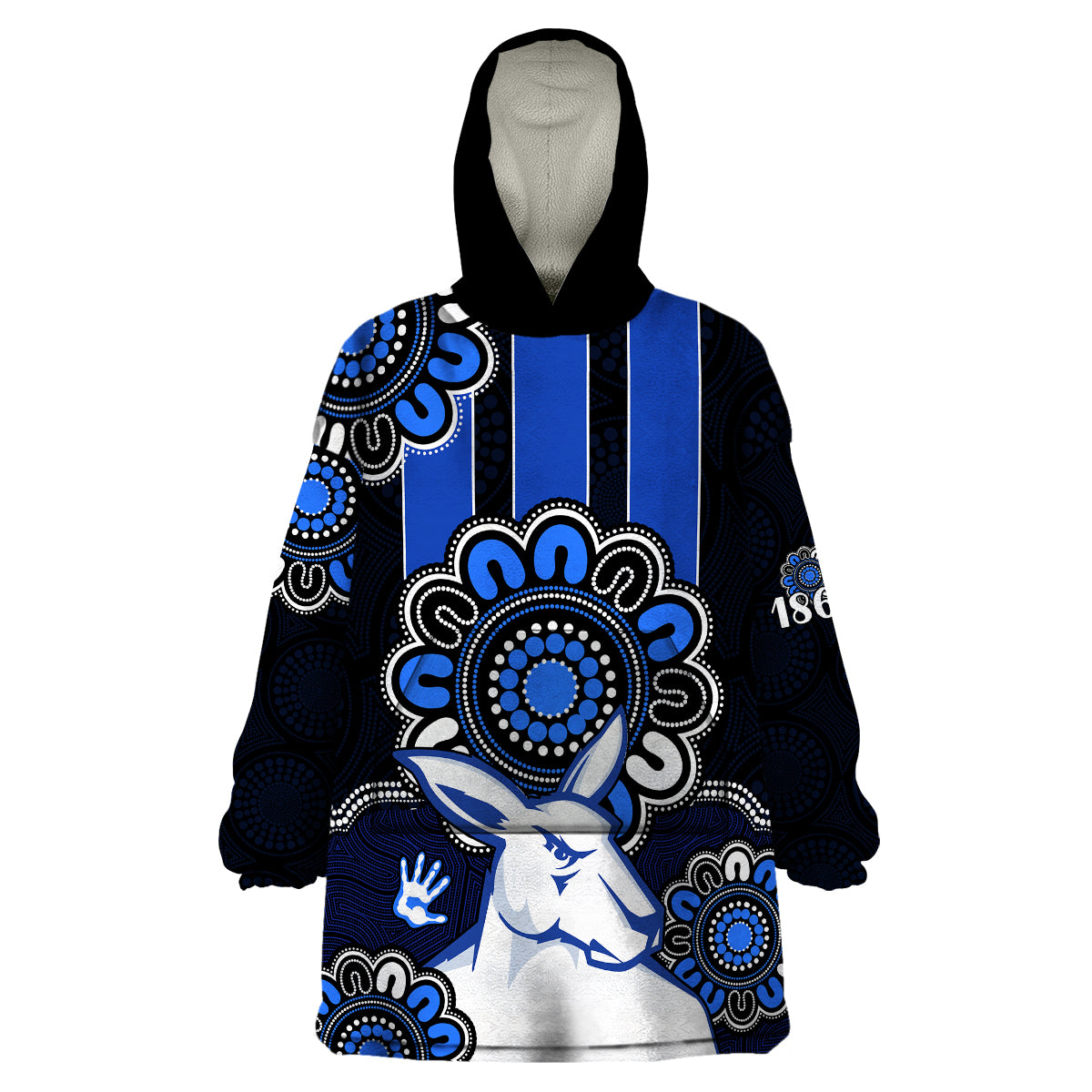 afl-north-melbourne-kangaroos-1869-aboriginal-wearable-blanket-hoodie