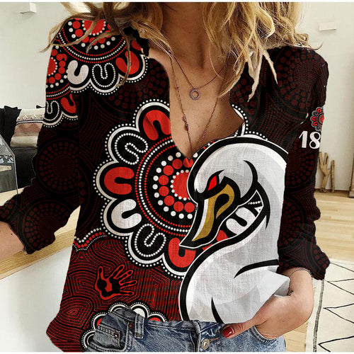 afl-sydney-swans-1874-aboriginal-women-casual-shirt