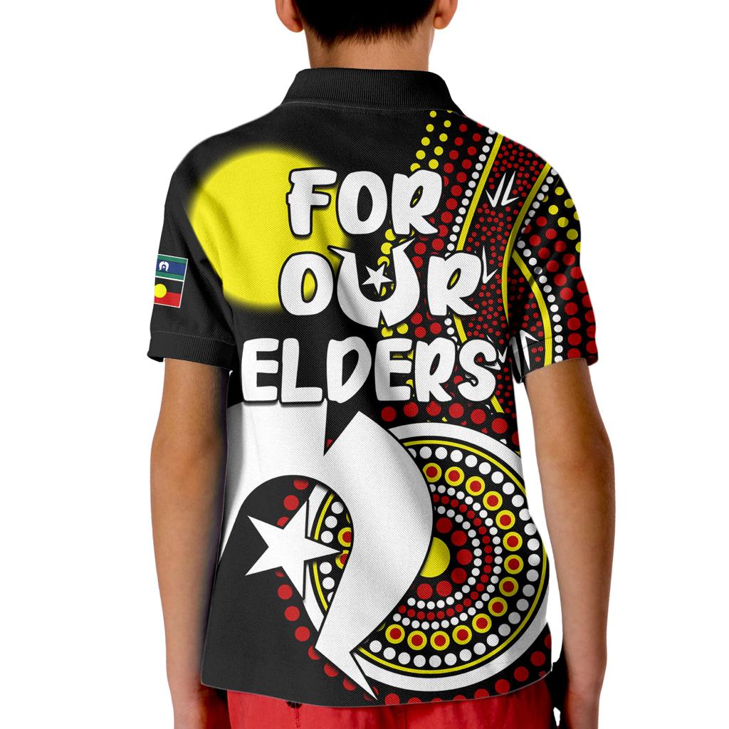 2023-naidoc-week-kid-polo-shirt-for-our-elders-artsy-style