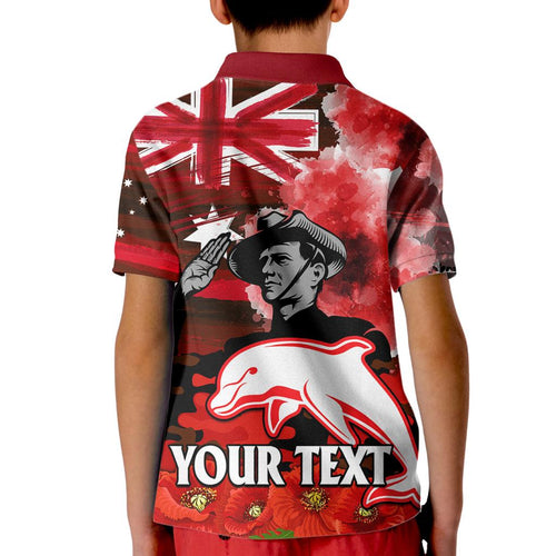 custom-personalised-anzac-dolphins-rugby-kid-polo-shirt-we-shall-remember