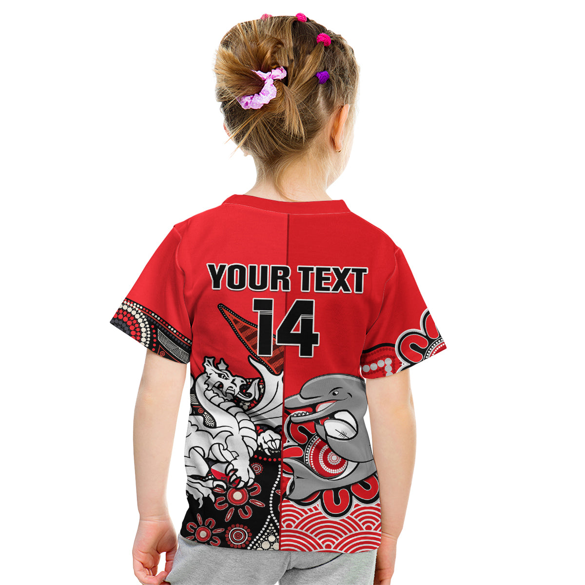 custom-text-and-number-dolphins-and-dragons-rugby-kid-t-shirt-together-indigenous