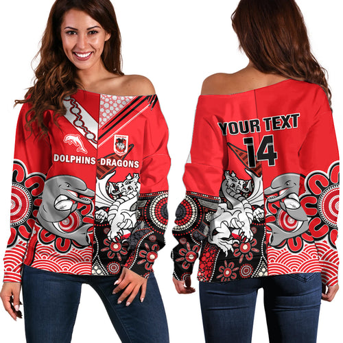 custom-text-and-number-dolphins-and-dragons-rugby-off-shoulder-sweater-together-indigenous