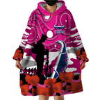 cowboys-rugby-anzac-2023-wearable-blanket-hoodie-poppy-mix-aboriginal-magenta-version