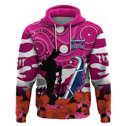 custom-text-and-number-cowboys-rugby-anzac-2023-hoodie-poppy-mix-aboriginal-magenta-version