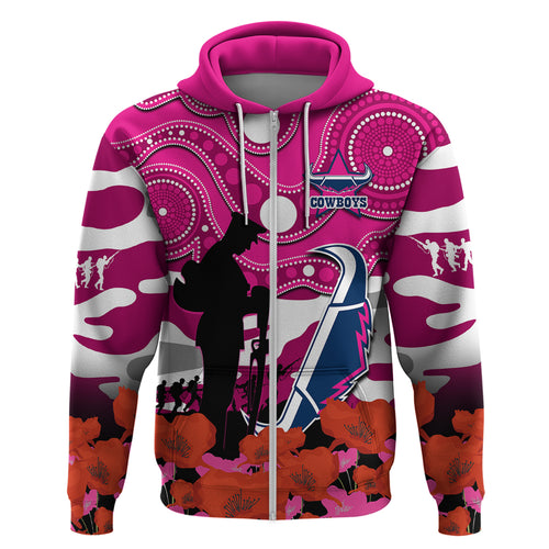 custom-text-and-number-cowboys-rugby-anzac-2023-hoodie-poppy-mix-aboriginal-magenta-version
