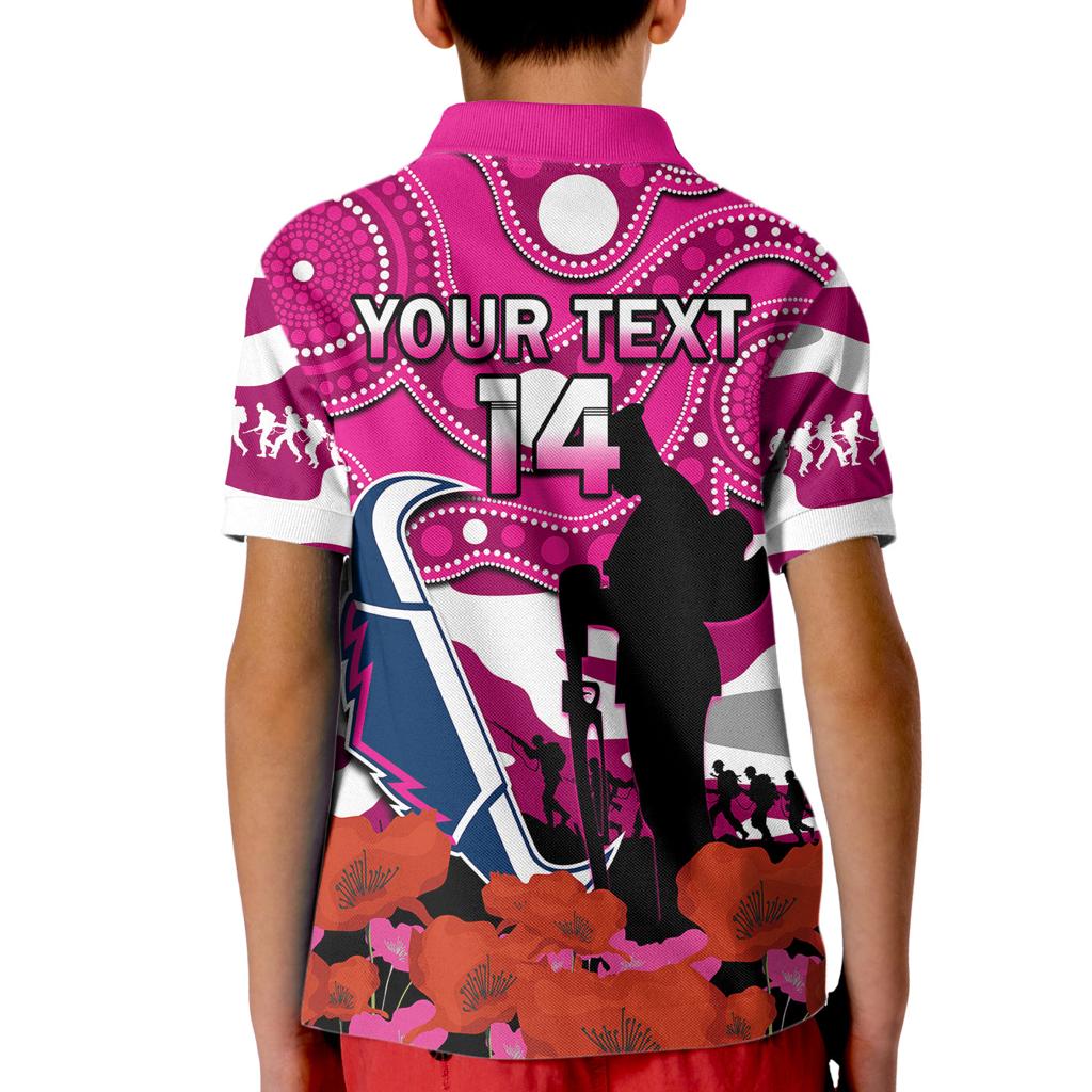 custom-text-and-number-cowboys-rugby-anzac-2023-kid-polo-shirt-poppy-mix-aboriginal-magenta-version