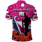 custom-text-and-number-cowboys-rugby-anzac-2023-polo-shirt-poppy-mix-aboriginal-magenta-version