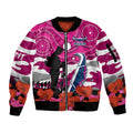custom-text-and-number-cowboys-rugby-anzac-2023-sleeve-zip-bomber-jacket-poppy-mix-aboriginal-magenta-version