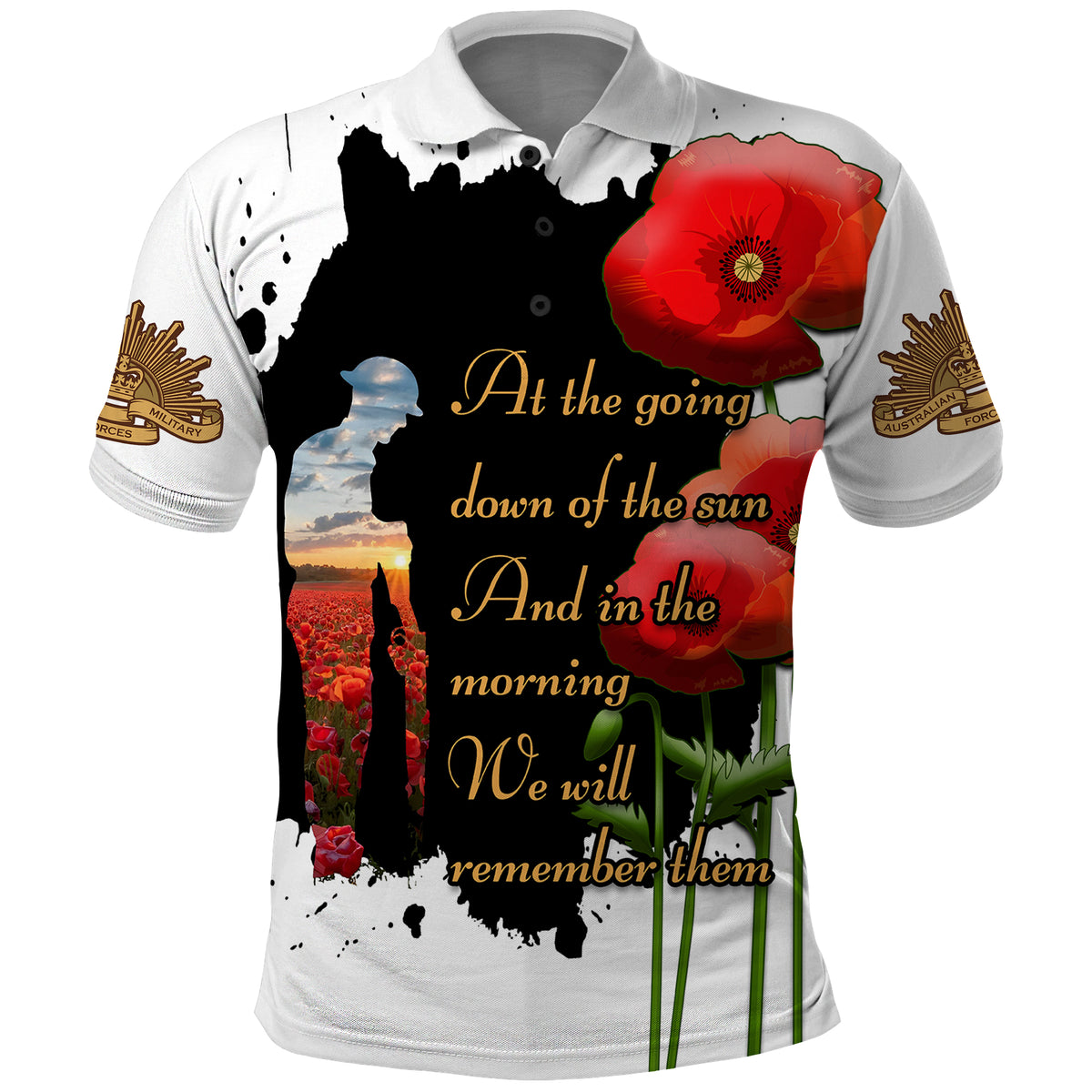 australian-anzac-polo-shirt-poppy-we-will-remember-them