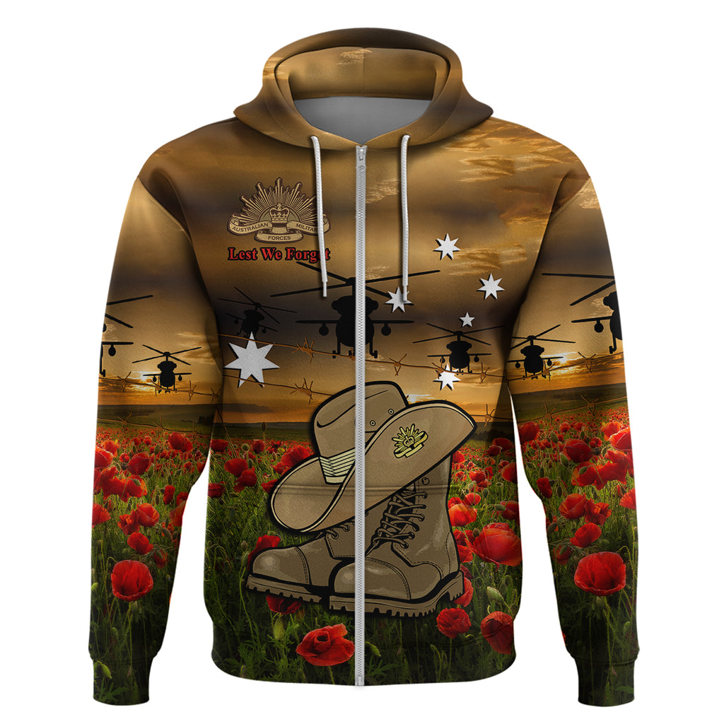 australian-anzac-hoodie-slouch-hat-and-army-boots-with-poppy
