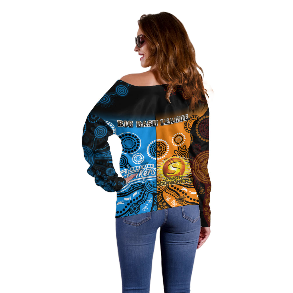 perth-scorchers-and-adelaide-strikers-cricket-off-shoulder-sweater-aboriginal-art