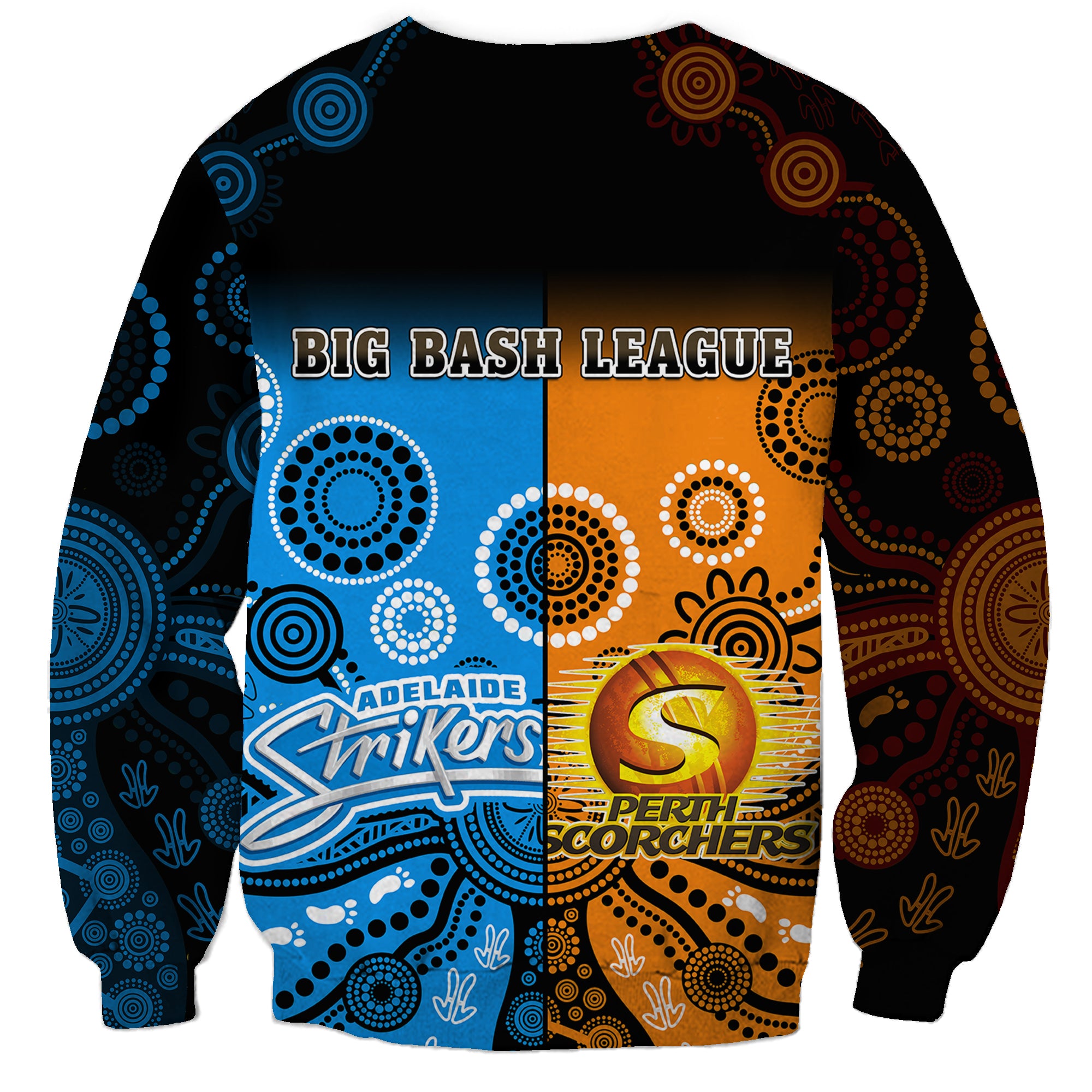 perth-scorchers-and-adelaide-strikers-cricket-sweatshirt-aboriginal-art