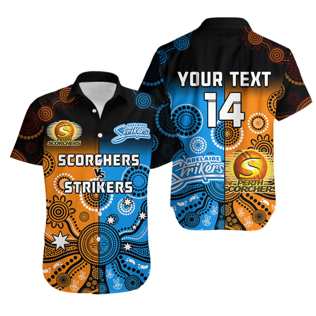 custom-text-and-number-perth-scorchers-and-adelaide-strikers-cricket-hawaiian-shirt-aboriginal-art