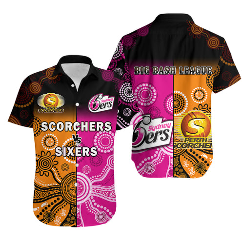 perth-scorchers-and-sydney-sixers-cricket-hawaiian-shirt-aboriginal-art