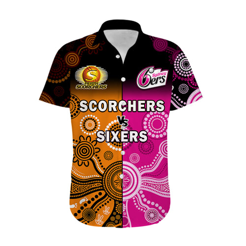 perth-scorchers-and-sydney-sixers-cricket-hawaiian-shirt-aboriginal-art