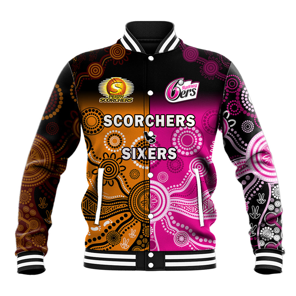 custom-text-and-number-perth-scorchers-and-sydney-sixers-cricket-baseball-jacket-aboriginal-art