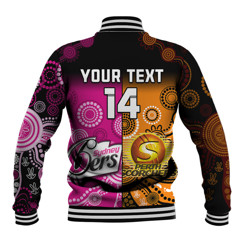 custom-text-and-number-perth-scorchers-and-sydney-sixers-cricket-baseball-jacket-aboriginal-art