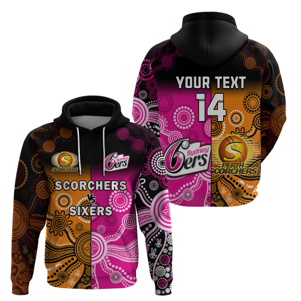 custom-text-and-number-perth-scorchers-and-sydney-sixers-cricket-hoodie-aboriginal-art