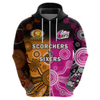 custom-text-and-number-perth-scorchers-and-sydney-sixers-cricket-hoodie-aboriginal-art