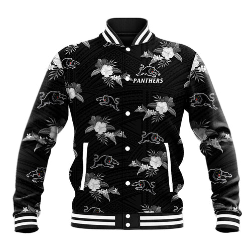 custom-text-and-number-panthers-rugby-baseball-jacket-polynesian-tribal-mix-tropical-hawaiian-style
