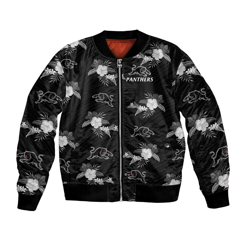 custom-text-and-number-panthers-rugby-bomber-jacket-polynesian-tribal-mix-tropical-hawaiian-style