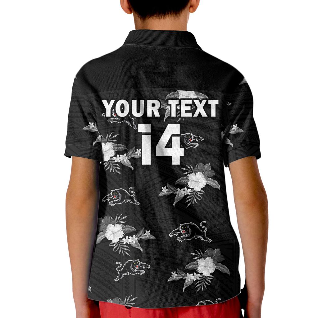 custom-text-and-number-panthers-rugby-kid-polo-shirt-polynesian-tribal-mix-tropical-hawaiian-style