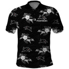 custom-text-and-number-panthers-rugby-polo-shirt-polynesian-tribal-mix-tropical-hawaiian-style