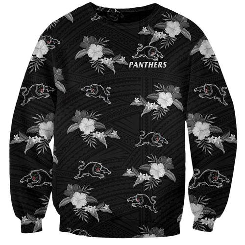 custom-text-and-number-panthers-rugby-sweatshirt-polynesian-tribal-mix-tropical-hawaiian-style