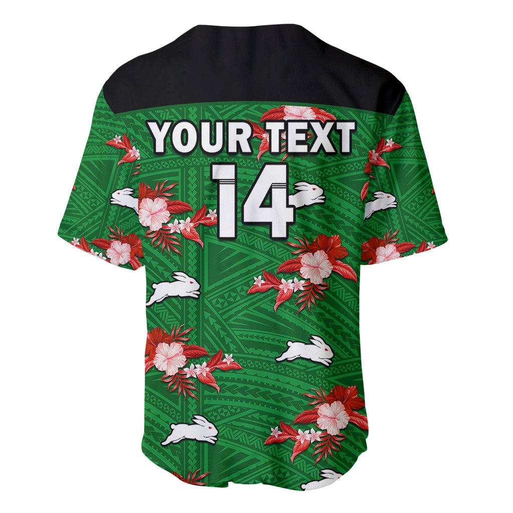 custom-text-and-number-rabbitohs-rugby-baseball-jersey-polynesian-tribal-mix-tropical-hawaiian-style