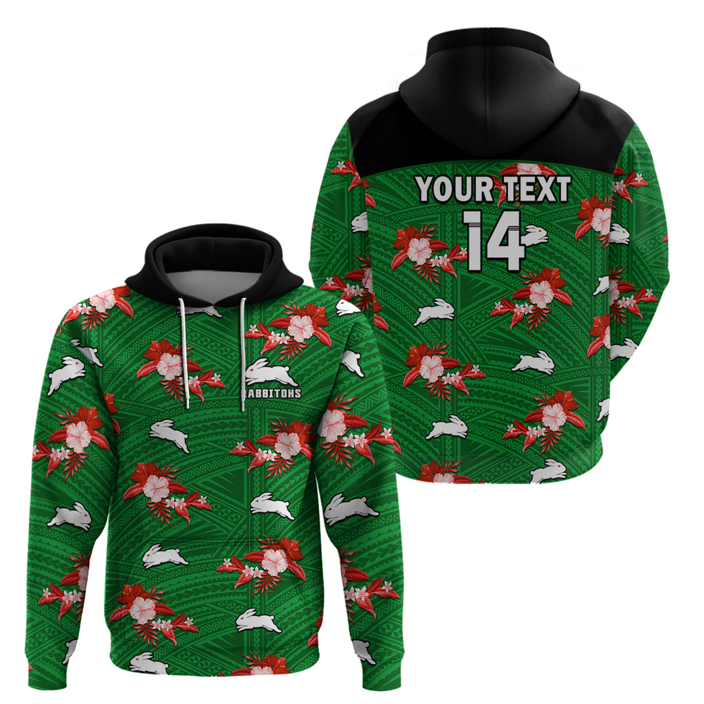 custom-text-and-number-rabbitohs-rugby-hoodie-polynesian-tribal-mix-tropical-hawaiian-style
