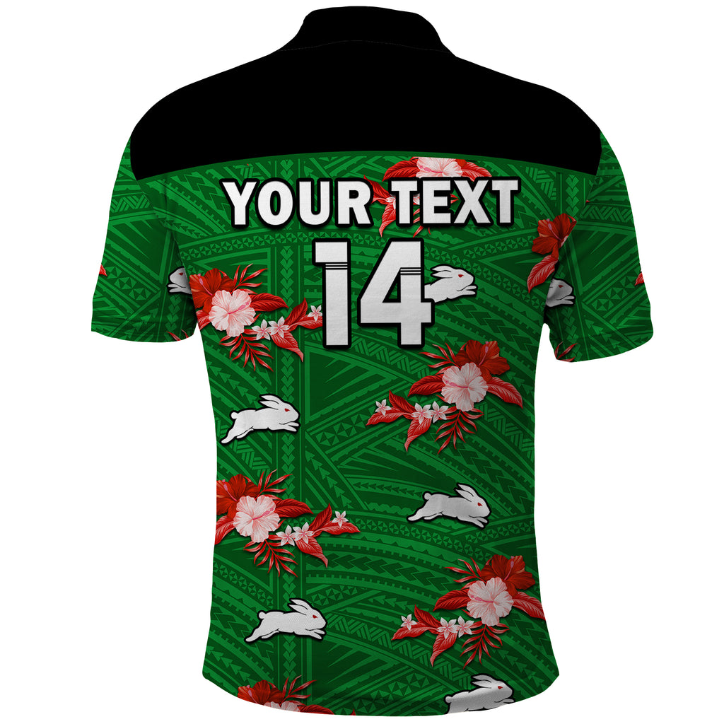 custom-text-and-number-rabbitohs-rugby-polo-shirt-polynesian-tribal-mix-tropical-hawaiian-style