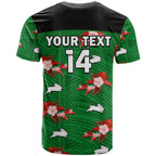 custom-text-and-number-rabbitohs-rugby-t-shirt-polynesian-tribal-mix-tropical-hawaiian-style