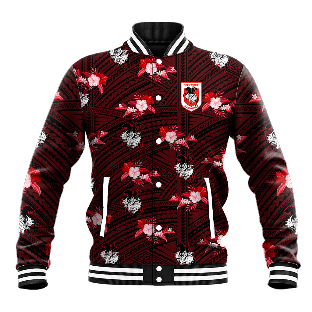 custom-text-and-number-dragons-rugby-baseball-jacket-polynesian-tribal-mix-tropical-hawaiian-style