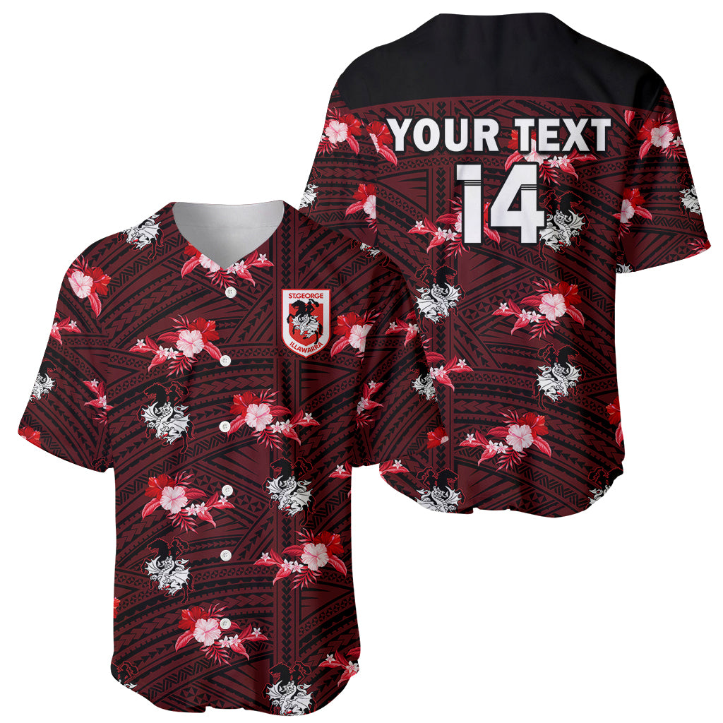 custom-text-and-number-dragons-rugby-baseball-jersey-polynesian-tribal-mix-tropical-hawaiian-style