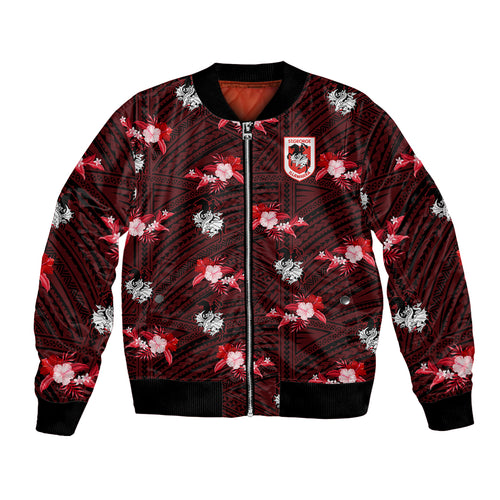 custom-text-and-number-dragons-rugby-bomber-jacket-polynesian-tribal-mix-tropical-hawaiian-style