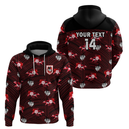 custom-text-and-number-dragons-rugby-hoodie-polynesian-tribal-mix-tropical-hawaiian-style