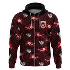 custom-text-and-number-dragons-rugby-hoodie-polynesian-tribal-mix-tropical-hawaiian-style
